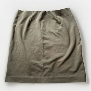 J. Jill Stretch Army Green Pencil Skirt Small 60% Viscose